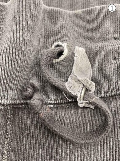 商品画像：ショートパンツ/S/コットン/GRY 6