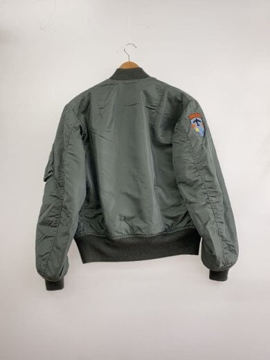 商品画像：MA-1/フライトジャケット/M/ナイロン/GRN/43RD STRATEGICWING 2