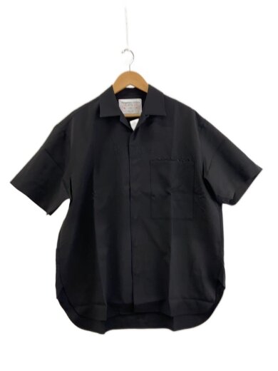 商品画像：半袖シャツ/L/ポリエステル/BLK 1