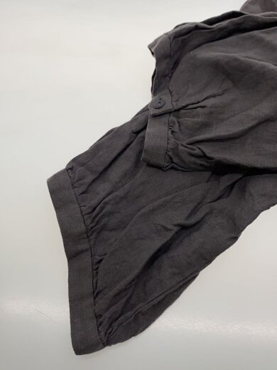 商品画像：７分袖ブラウス/--/リネン/GRY/無地/portom21076 5