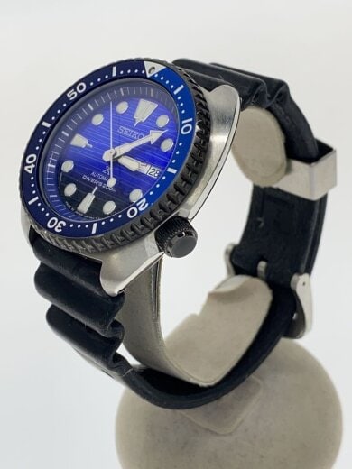 商品画像：自動巻腕時計/アナログ/ラバー/BLU/BLK/SS/4r36-05h0 2