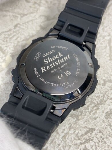 商品画像：ソーラー腕時計_G-SHOCK/デジタル/ラバー/BLK/BLK/SS 3