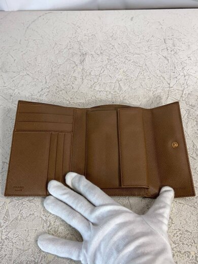 商品画像：2つ折り財布/レザー/BRW/レディース 4