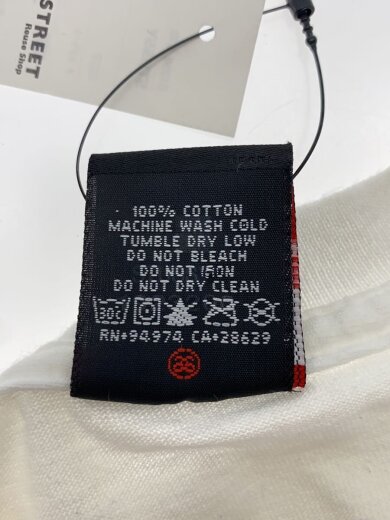 商品画像：Tシャツ/S/コットン/WHT// 4