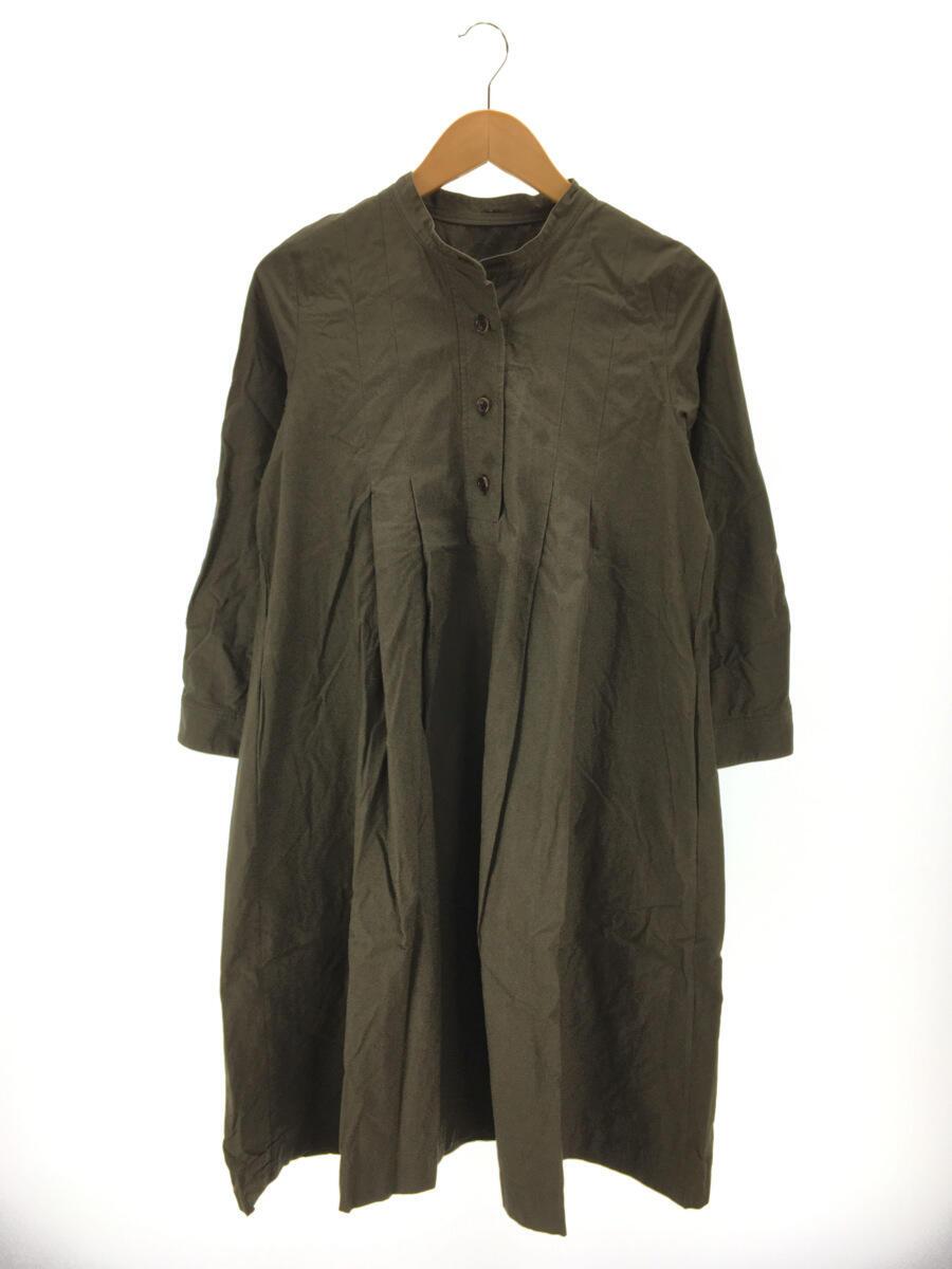 長袖ワンピース 2 コットン Khk 無地 578 Elearning Minmba Com