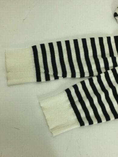 画像：veritecoeurカーディガン(薄手)/FREE/コットン/ボーダー/st-0546