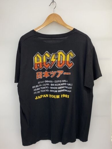 商品画像：1981年/日本ツアー/AC/DC/Tシャツ/XL/--/BLK// 2