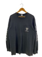 21SS/SOUTH2 WEST8 L/S Pocket Tee/長袖Tシャツ/L/コットン/BLK