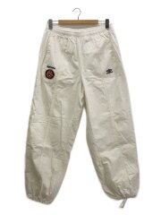 ×UMBRO/cotton ripstop track pants/L/コットン/WHT