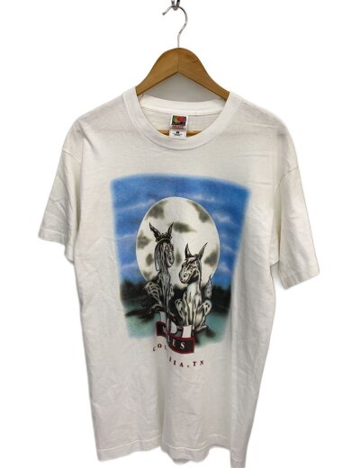 商品画像：90s～/USA製/Tシャツ/L/コットン/WHT 1