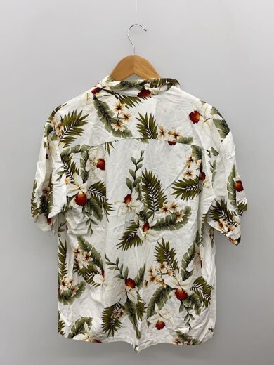 商品画像：アロハシャツ/L/レーヨン/WHT/総柄 2