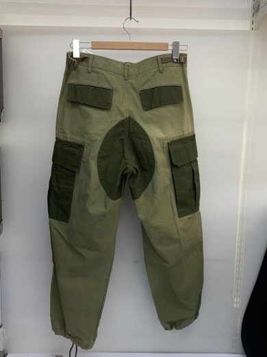 商品画像：綿ミリタリーキャンバスパンツ/カーゴパンツ/XS/コットン/KHK/HH-P034 2