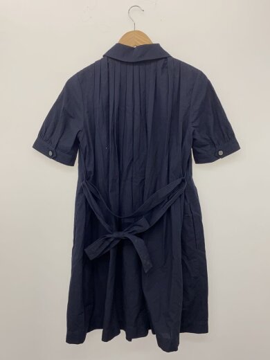 商品画像：半袖ワンピース/S/コットン/NVY/無地/C9786 2