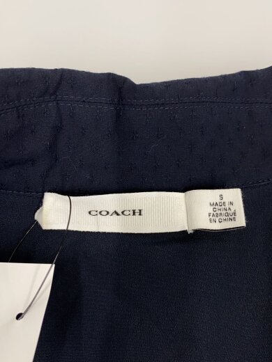 商品画像：半袖ワンピース/S/コットン/NVY/無地/C9786 3