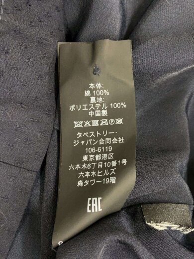 商品画像：半袖ワンピース/S/コットン/NVY/無地/C9786 4