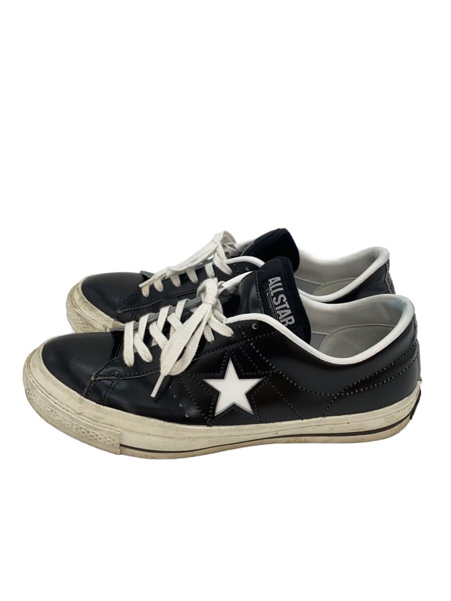 CONVERSE / one star j/ローカットスニーカー/27cm/BLK/レザー