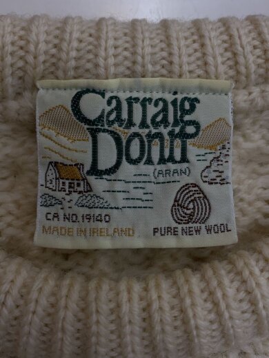 商品画像：ニット・セーター(厚手)/M/ウール/IVO/無地 3