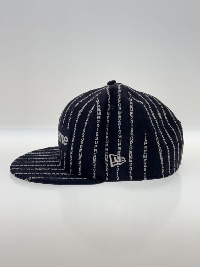 商品画像：Text Stripe New Era/19SS/キャップ/7 3/4/BLK/メンズ 2