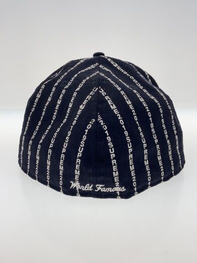 商品画像：Text Stripe New Era/19SS/キャップ/7 3/4/BLK/メンズ 3