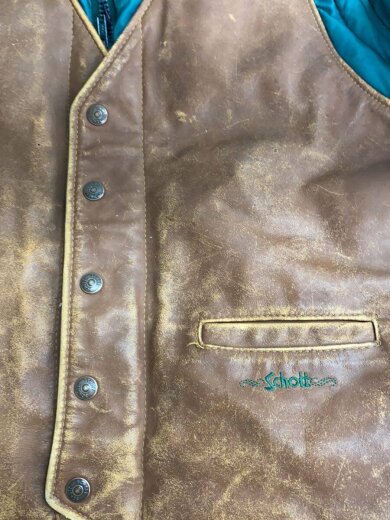 商品画像：90s/USA製/レザー切替/2WAY/ダウンジャケット/40/ナイロン/GRN 6