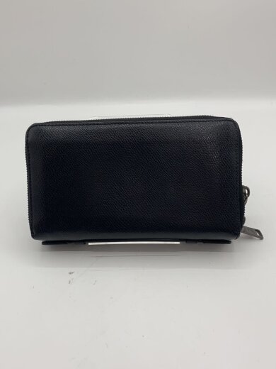 商品画像：長財布/レザー/BLK/無地/メンズ/F87104 2