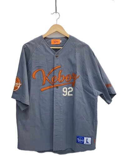 商品画像：半袖シャツ/L/コットン/BLU/無地/kbzss24sh080 1