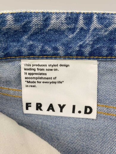 商品画像：ワイドストレートデニムパンツ/ボトム/0/コットン/IDG/FWFP242046 4