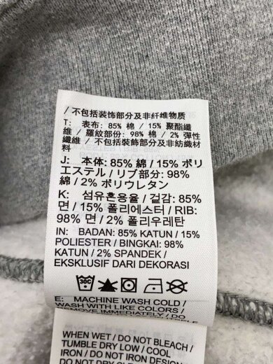 商品画像：×STUSSY/スウェット/M/コットン/GRY/DO9337-063// 4