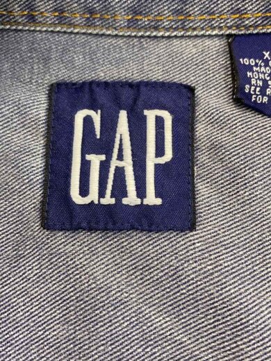 商品画像：90s/OLD GAP/紺タグ/長袖シャツ/XL/コットン/BLU 3
