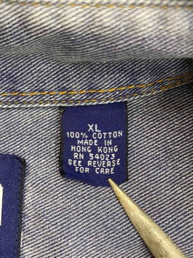 商品画像：90s/OLD GAP/紺タグ/長袖シャツ/XL/コットン/BLU 4