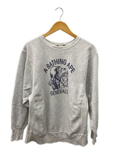 商品画像：×A BATHING APE/初期タグ/90s/Reverse Weave/スウェット/XL/--/GRY 1