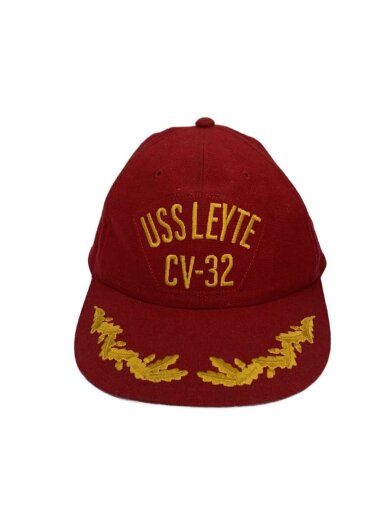 商品画像：USS LEYTE/CV-32/キャップ/--/ウール/RED/メンズ// 1