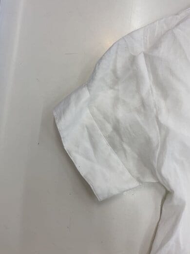 商品画像：半袖ブラウス/--/コットン/WHT/無地 6