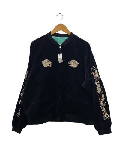 商品画像：SOUVENIR GREENLAND BLOUSON/スカジャン/L/コットン/BLK// 1