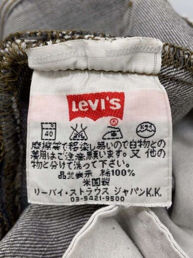 商品画像：00s/USA製/先染め/裾上げ有/ボタン裏553//33/コットン/GRY/無地// 5