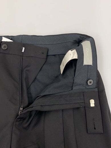 商品画像：クリス期/ワイドスラックス/42/ウール/BLK/無地 3