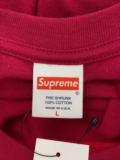 商品画像：Tシャツ/L/--/RED/無地 3