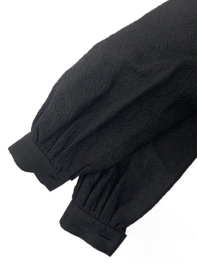 商品画像：長袖ワンピース/9/コットン/ブラック/無地/FW1T08210 5