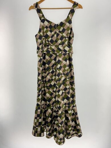 商品画像：ワンピース/38/ポリエステル/GRN/チェック 2