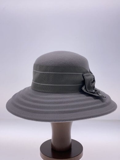 商品画像：ハット/--/ウール/GRY/無地/レディース 3