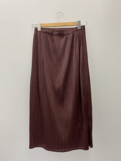 商品画像：ロングスカート/4/ポリエステル/BRW/無地/PP33-JG186 2