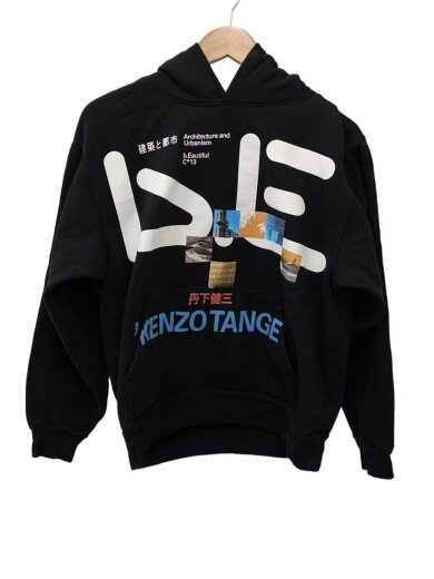 商品画像：パーカー/--/コットン/BLK/プリント 1