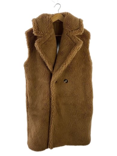 商品画像：ベスト/FREE/ポリエステル/BRW/無地/EF-FU-332 1