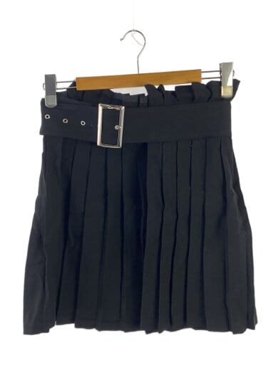 商品画像：ラップスカート/S/ウール/BLK/LK-S01-140 1