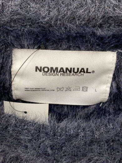 画像：NOMANUALニット・セーター(厚手)/L/ナイロン/NVY/NM43KT01M13