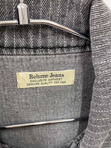 商品画像：長袖シャツ/M/コットン/GRY/ストライプ/24-011-464-9200-1-0 3