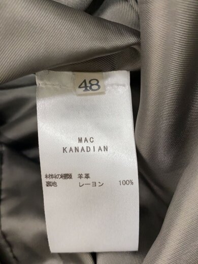 商品画像：vazzoler/コート/48/レザー/GRY/無地 3