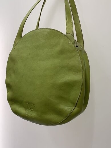 商品画像：トートバッグ/レザー/GRN/無地 2