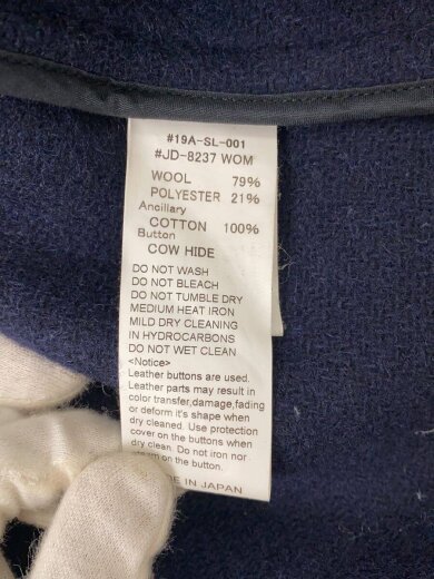 商品画像：コート/40/ウール/NVY/無地/19A-SL-001 5