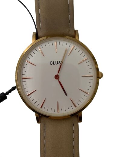 商品画像：腕時計/アナログ/レザー/WHT/BEG 1